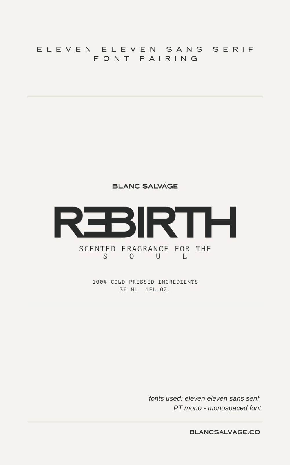 Font Pairings Spotlight in the House of Blanc Mockup Collection — Blanc ...